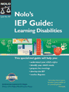 Nolo's IEP Guide: Learning Disabilities